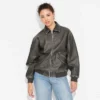 Women's Faux Leather Bomber Jacket - Wild Fable™ Black -Thredup Fashion Shop GUEST 066fc236 9149 4501 ba99 2ebbe0f0c30d