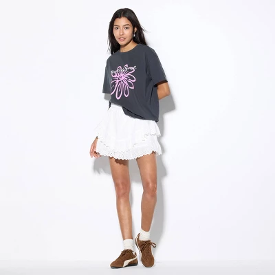 Women's Short Sleeve Boxy Graphic T-Shirt - Wild Fable™ 4 Women's Short Sleeve Boxy Graphic T-Shirt - Wild Fable™ - Image 2