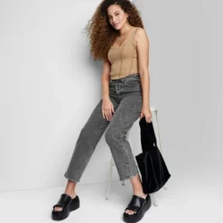 Women's Super-High Rise Straight Jeans - Wild Fable™ Black Wash 8 Women's Super-High Rise Straight Jeans - Wild Fable™ Black Wash -Thredup Fashion Shop GUEST 08e6baab 67be 43f2 8de9 0a94a2233bc7