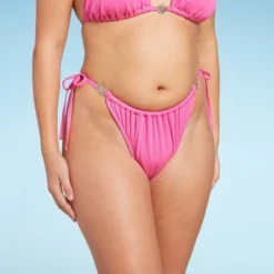 Women's Side-Tie Adjustable Extra High Leg Lurex Plisse Textured Bikini Bottom - Wild Fable™ 15 Women's Side-Tie Adjustable Extra High Leg Lurex Plisse Textured Bikini Bottom - Wild Fable™ -Thredup Fashion Shop GUEST 0b0d9f00 e87a 428e b805 f1f45f23d5d8