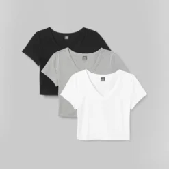 Women's Short Sleeve V-Neck 3pk Bundle T-Shirt - Wild Fable™ White 8 Women's Short Sleeve V-Neck 3pk Bundle T-Shirt - Wild Fable™ White -Thredup Fashion Shop GUEST 0c796f64 4a44 493a 8ced 8b2d567b4828