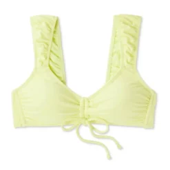 Women's Tie-Front Cap Sleeve Bralette Bikini Top - Wild Fable™ Light Yellow 15 Women's Tie-Front Cap Sleeve Bralette Bikini Top - Wild Fable™ Light Yellow -Thredup Fashion Shop GUEST 0f5b4534 d661 4b3f acaf 387f0110f725
