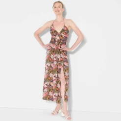 Women's Ruched Maxi Halter A-Line Dress - Wild Fable™ Assorted Pinks Floral 8 Women's Ruched Maxi Halter A-Line Dress - Wild Fable™ Assorted Pinks Floral -Thredup Fashion Shop GUEST 132f3dd0 a9cf 4a05 b880 52b7ee6f7b52