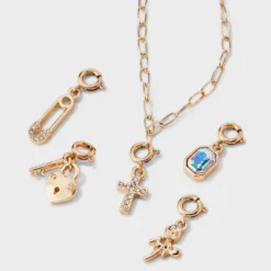 Build Your Own Cross And Rose Charm Necklace - Wild Fable™ Gold -Thredup Fashion Shop GUEST 17c07112 0fb4 44b3 afad 8fbc118838fb