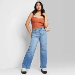 Women's Super-High Rise Wide Leg Baggy Jeans - Wild Fable™ Blue Wash 8 Women's Super-High Rise Wide Leg Baggy Jeans - Wild Fable™ Blue Wash -Thredup Fashion Shop GUEST 180577b0 5ac7 40b1 ba77 9feb5ecc06d5