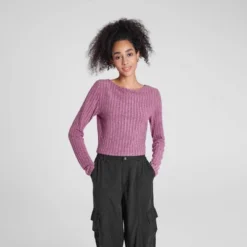 Women's Long Sleeve Rib-Knit Boat Neck Top - Wild Fable™ -Thredup Fashion Shop GUEST 1872af84 e758 431a 9ebe 9e77840be8af