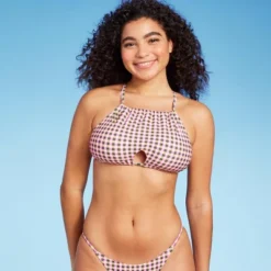 Women's Cut Out High Neck Bikini Top - Wild Fable™ Multi Check Print 17 Women's Cut Out High Neck Bikini Top - Wild Fable™ Multi Check Print -Thredup Fashion Shop GUEST 1c6ef936 8fd2 4c30 b9fa 0a3be9026dfd