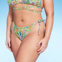 Women's Side-Tie Adjustable Coverage Ultra High Leg Bikini Bottom - Wild Fable™ Floral Print 17 Women's Side-Tie Adjustable Coverage Ultra High Leg Bikini Bottom - Wild Fable™ Floral Print -Thredup Fashion Shop GUEST 1ee0e8d7 664b 4912 a0cb 0d41081a8f08