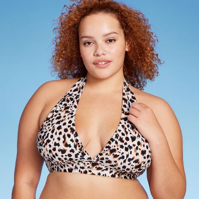 Women's Multiway Tall Triangle Bikini Top - Wild Fable™ Animal Print 4 Women's Multiway Tall Triangle Bikini Top - Wild Fable™ Animal Print - Image 2