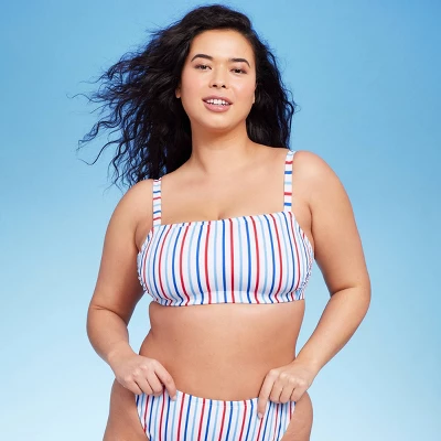 Women's Scrunchie Back Detail Bralette Bikini Top - Wild Fable™ 10 Women's Scrunchie Back Detail Bralette Bikini Top - Wild Fable™ - Image 8