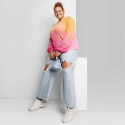 Women's Mock Turtleneck Fuzzy Boxy Pullover Sweater - Wild Fable™ -Thredup Fashion Shop GUEST 227e1578 3232 42f9 ae98 f042cd48f160