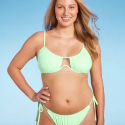 Women's Tunneled Underwire Bikini Top - Wild Fable™ Light Green 11 Women's Tunneled Underwire Bikini Top - Wild Fable™ Light Green -Thredup Fashion Shop GUEST 2492fc7a 40fa 4fe8 a437 605717abc6e9
