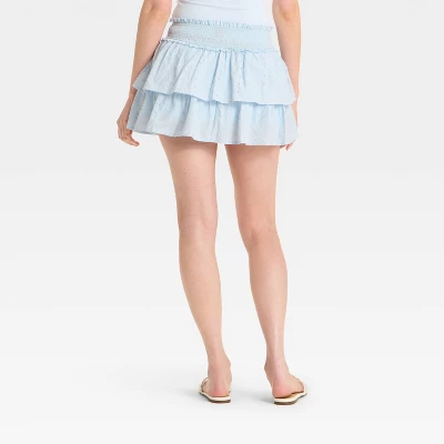 Women's Tiered Mini Skort - Wild Fable™ 3 Women's Tiered Mini Skort - Wild Fable™