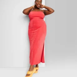 Women's Lace-Up Back Maxi Bodycon Dress - Wild Fable™ -Thredup Fashion Shop GUEST 25d4302b 9a29 4a2e 97c4 3c2f7422060a