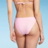 Women's Side-Tie Scoop Front High Leg Cheeky Bikini Bottom - Wild Fable™ Light Pink Lurex -Thredup Fashion Shop GUEST 2791c505 746b 4405 bac3 327ae705d531