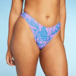Women's Paisley Print Low-Rise Cheeky High Leg Bikini Bottom - Wild Fable™ Blue/Pink 9 Women's Paisley Print Low-Rise Cheeky High Leg Bikini Bottom - Wild Fable™ Blue/Pink -Thredup Fashion Shop GUEST 27df1c40 18c6 4e68 8a2d c5dc300353bc