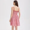 Women's Smocked Bodice Mini Cami Dress - Wild Fable™ Red Gingham