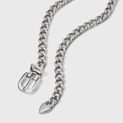 Women's Chain Belt - Wild Fable™ Silver 3 Women's Chain Belt - Wild Fable™ Silver