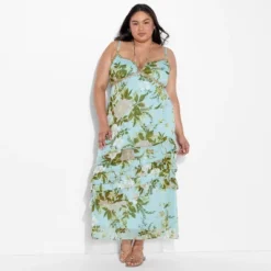 Women's Tie Front Ruffle Midi A-Line Dress - Wild Fable™ Blue 9 Women's Tie Front Ruffle Midi A-Line Dress - Wild Fable™ Blue -Thredup Fashion Shop GUEST 2a1ef3ff 9cbb 44dc 9aa4 910a9c2dbbd8