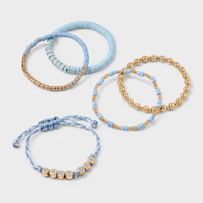 Game Day Bracelet Set 5pc - Wild Fable™ 4 Game Day Bracelet Set 5pc - Wild Fable™ - Image 2