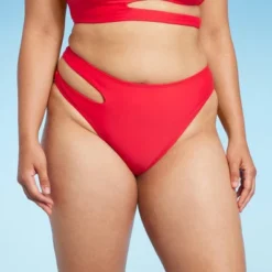 Women's Side Cut Out Mid-Rise High Leg Cheeky Bikini Bottom - Wild Fable™ Red 11 Women's Side Cut Out Mid-Rise High Leg Cheeky Bikini Bottom - Wild Fable™ Red -Thredup Fashion Shop GUEST 2ae1468c c109 4dd1 8e62 b5542fd31abe