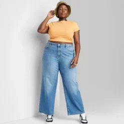 Women's Super-High Rise Wide Leg Baggy Jeans - Wild Fable™ Blue Wash 9 Women's Super-High Rise Wide Leg Baggy Jeans - Wild Fable™ Blue Wash -Thredup Fashion Shop GUEST 2ef050c9 2a87 40e7 82c9 96a0b832406c