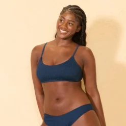 Women's Smocked Bralette Bikini Top - Wild Fable™ Navy -Thredup Fashion Shop GUEST 2f2bfa05 2db6 44d7 aee0 f7df1917a7f4