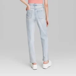 Women's Super-High Rise Distressed Straight Jeans - Wild Fable™ Light Wash -Thredup Fashion Shop GUEST 2fc37ce2 ac8e 4334 bfe2 f192cd31d468
