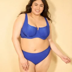 Women's Shiny Ribbed Mid-Rise High Leg Cheeky Bikini Bottom - Wild Fable™ -Thredup Fashion Shop GUEST 310deaf6 dd84 456f 9d16 9547e7510b6b