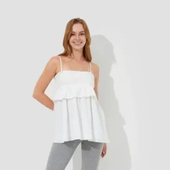 Women's Convertible Smocked Babydoll Top - Wild Fable™ White -Thredup Fashion Shop GUEST 3375dbd9 75e3 443a 8b21 7923c38c7955