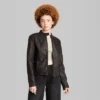 Women's Faux Leather Racing Jacket - Wild Fable™ 2 Women's Faux Leather Racing Jacket - Wild Fable™ -Thredup Fashion Shop GUEST 396e290c 5684 46c4 bfc5 cfec288e4471