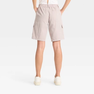 Women's Mid-Rise Twill Skater Jort - Wild Fable™ 3 Women's Mid-Rise Twill Skater Jort - Wild Fable™