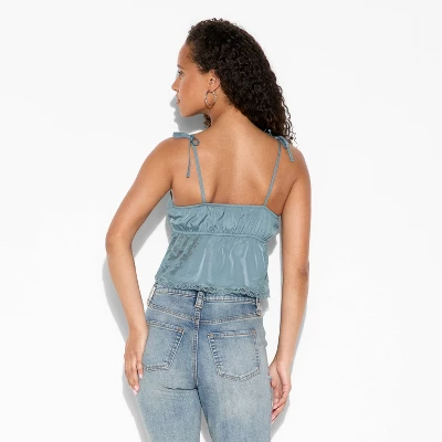 Women's Lace Trim Sweetheart Neck Tank Top - Wild Fable™ 4 Women's Lace Trim Sweetheart Neck Tank Top - Wild Fable™ - Image 2