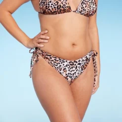 Women's Cut Out Strappy Side-Tie Extra High Leg Extra Cheeky Bikini Bottom - Wild Fable™ Multi Animal Print 11 Women's Cut Out Strappy Side-Tie Extra High Leg Extra Cheeky Bikini Bottom - Wild Fable™ Multi Animal Print -Thredup Fashion Shop GUEST 3cfdbde5 242f 4474 bd57 957556bafed7
