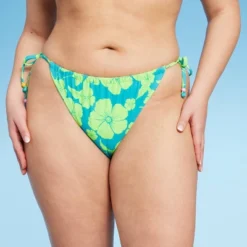 Women's Adjustable Coverage Bikini Bottom - Wild Fable™ Blue/Green Tropical Print 15 Women's Adjustable Coverage Bikini Bottom - Wild Fable™ Blue/Green Tropical Print -Thredup Fashion Shop GUEST 41f91eb6 748e 45aa bb50 30fcfeffacf9