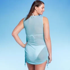 Women's Mesh Drawstring Ruched Sleeveless Cover Up Dress - Wild Fable™ 9 Women's Mesh Drawstring Ruched Sleeveless Cover Up Dress - Wild Fable™ -Thredup Fashion Shop GUEST 4326bce3 e1dd 4361 b6e6 f0ba22783881