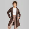 Women's Faux Leather Trench Coat - Wild Fable™ -Thredup Fashion Shop GUEST 4370b7c6 98b9 4f71 9f34 ce8c6f501351