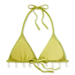 Women's Shell Detail Triangle Bikini Top - Wild Fable™ Green 14 Women's Shell Detail Triangle Bikini Top - Wild Fable™ Green -Thredup Fashion Shop GUEST 45287b5c 63be 44b4 81cd f9c5241c7057