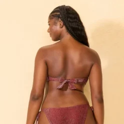 Women's Center Front Oval Ring Sparkle Bandeau Bikini Top - Wild Fable™ Burnt Burgundy -Thredup Fashion Shop GUEST 452ca785 03e9 4be6 b96b bf7f66dd4a67