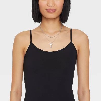 Butterfly Pendant Necklace - Wild Fable™ Silver 3 Butterfly Pendant Necklace - Wild Fable™ Silver