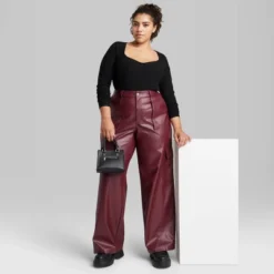 Women's High-Rise Straight Leg Faux Leather Cargo Pants - Wild Fable™ -Thredup Fashion Shop GUEST 45f2e669 18fe 42ef a5c5 6f85d7257550