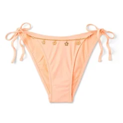 Women's Flower Chain Detail Side-Tie Scoop Cheeky High Leg Bikini Bottom - Wild Fable™ Peach 13 Women's Flower Chain Detail Side-Tie Scoop Cheeky High Leg Bikini Bottom - Wild Fable™ Peach -Thredup Fashion Shop GUEST 478604a4 5671 4eb9 b708 53080202b078