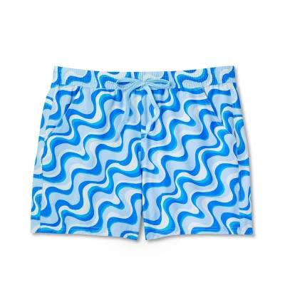 Women's 5" Board Swim Shorts - Wild Fable™ Multi Blue Swirl Print 7 Women's 5" Board Swim Shorts - Wild Fable™ Multi Blue Swirl Print - Image 5