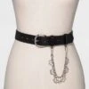 Women's New Polyurethane With Swag Chain Belt - Wild Fable™ Black -Thredup Fashion Shop GUEST 4c6c693e 69ba 481f a83b 4873f373c81b