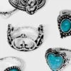 Heart Turquoise Ring Set 6pc - Wild Fable™ Silver 7 2 Heart Turquoise Ring Set 6pc - Wild Fable™ Silver 7 -Thredup Fashion Shop GUEST 50d45c9b 735b 4b24 ba29 509faaa49924