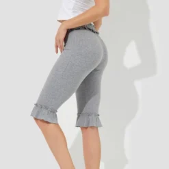 Women's High-Rise Ruffle Slim Leg Capri Tights - Wild Fable™ Heather Gray 8 Women's High-Rise Ruffle Slim Leg Capri Tights - Wild Fable™ Heather Gray -Thredup Fashion Shop GUEST 5185c7f1 e876 4a4f 95d8 af7b0fbaf53b