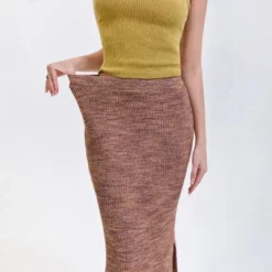 Women's Side Slit Maxi Pencil Skirt - Wild Fable™ Brown -Thredup Fashion Shop GUEST 53a5315e 4a90 476e a1b1 ed1806b79955