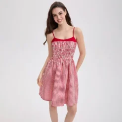 Women's Smocked Bodice Mini Cami Dress - Wild Fable™ Red Gingham -Thredup Fashion Shop GUEST 57ca09a4 d7d1 4030 b664 7ef25eaa2e0c