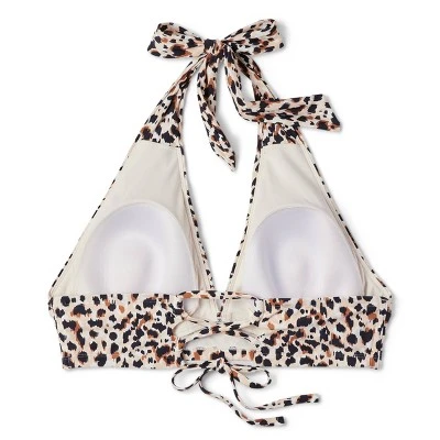 Women's Multiway Tall Triangle Bikini Top - Wild Fable™ Animal Print 6 Women's Multiway Tall Triangle Bikini Top - Wild Fable™ Animal Print - Image 4