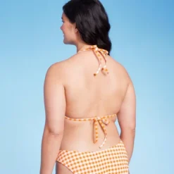 Women's Ruffle Detail Triangle Bikini Top - Wild Fable™ Orange Gingham 12 Women's Ruffle Detail Triangle Bikini Top - Wild Fable™ Orange Gingham -Thredup Fashion Shop GUEST 5a74a806 f1c1 4583 9bb1 04061f8ec7f1